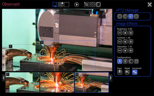 Observant Innovations - MONITOR software example output image - CISopto Products