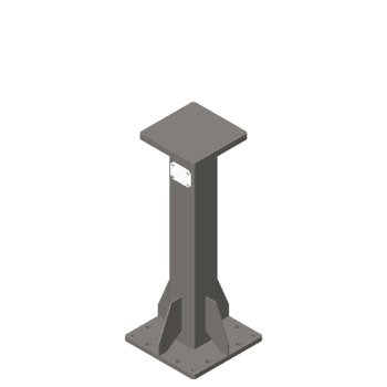 RB-PED-36-BLANK    Robot Pedestal - CISopto