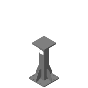 RB-PED-24-BLANK    Robot Pedestal - CISopto